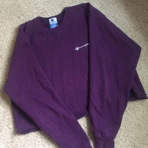 Cropped Champion sweatshirt